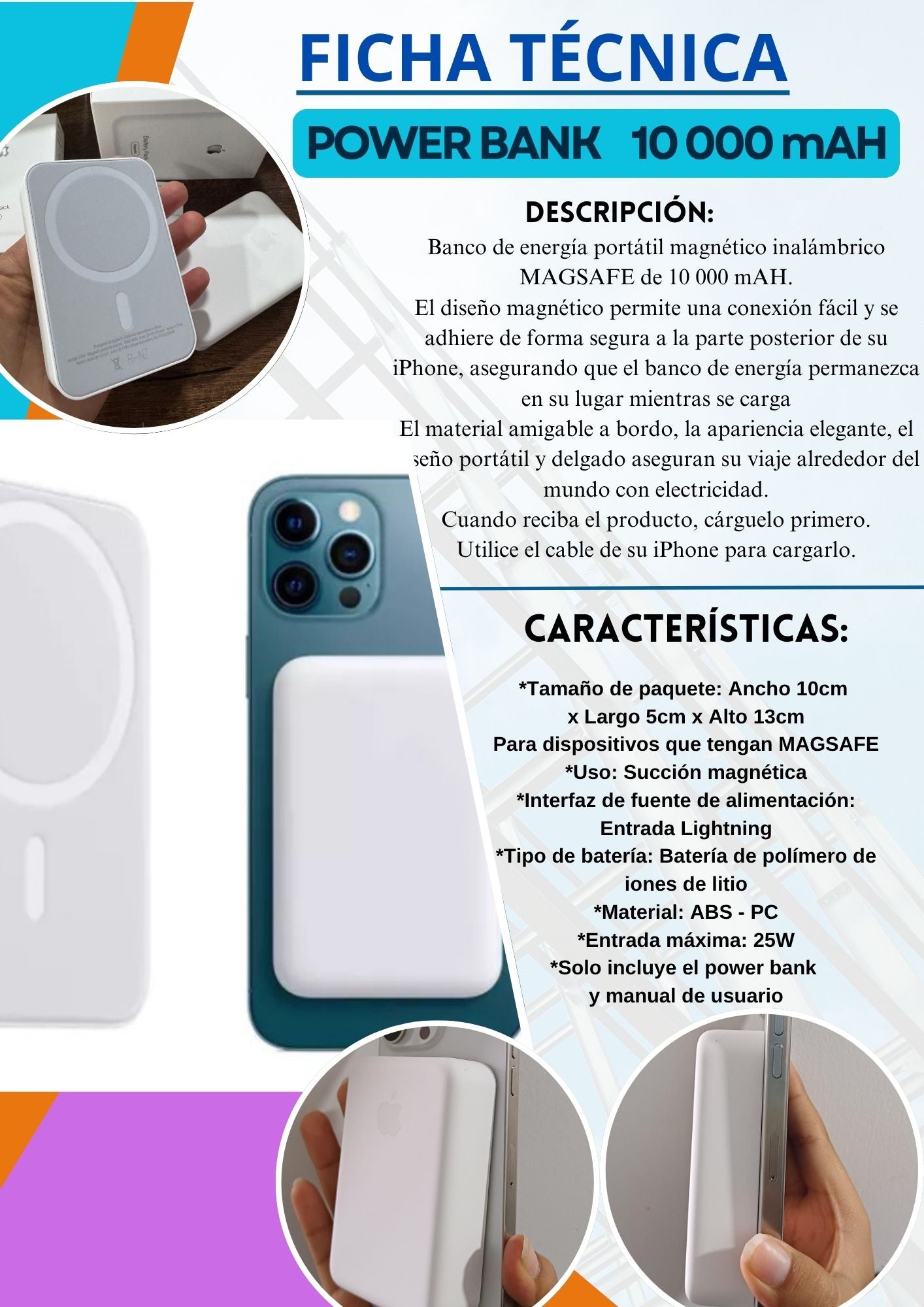 Cargador Portátil para IPhone